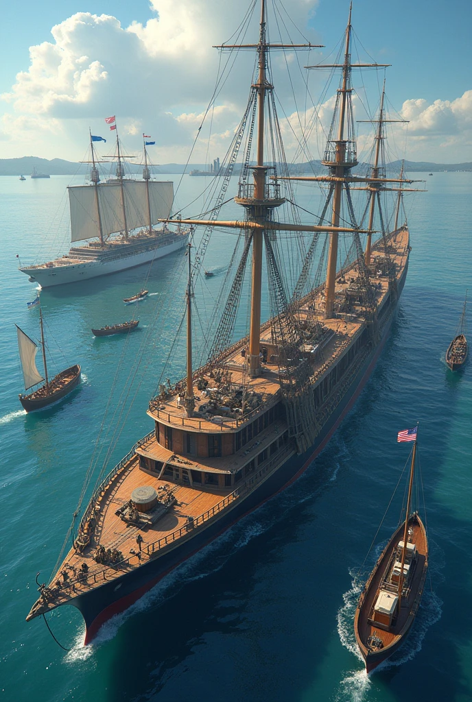 Evolution of vessels over the years