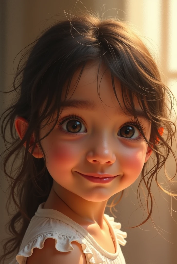 Simulate what the daughter of Paolla Oliveira and Diogo Nogueira would be like 