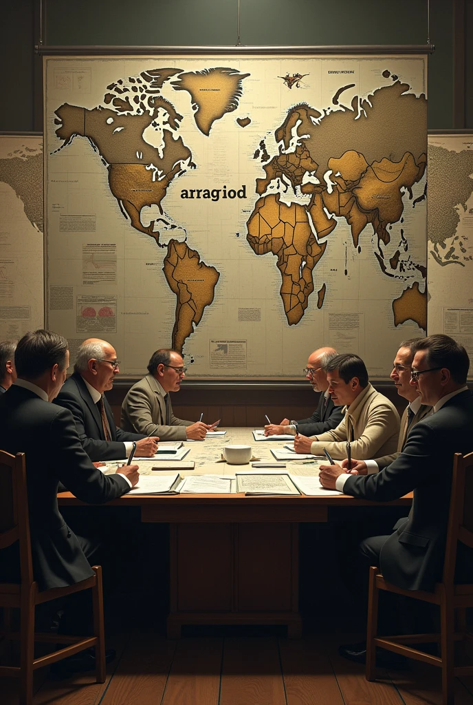 Imagine an intense debate room, where scholars from different eras come face to face. On one side, Ancient anthropologists like Edward Tylor are represented with large maps and linear graphs that show a line of cultural evolution, starting with societies "primitives" and culminating in Western civilization. These maps are drawn on an old blackboard, highlighting the idea that all cultures follow a single path of progress.
Across the room, modern scholars are armed with new theories and ideas, surrounded by complex graphs showing multiple lines of cultural development, intertwined and branched in various directions. They are erasing parts of the linear map, replacing it with diagrams that show the diversity and complexity of cultural trajectories.
Between the two groups, there is a visible tension, simbolizando o "gossip" around cultural evolutionism. No fundo, a large poster highlights the word "arrogance" in capital letters, emphasizing contemporary criticism of the idea that Western civilization is the culmination of cultural evolution.
The general environment reflects the breaking of an old paradigm, with the new generation of anthropologists challenging and deconstructing the ideas of their predecessors, promoting a more inclusive and diverse vision of cultural evolution.
.