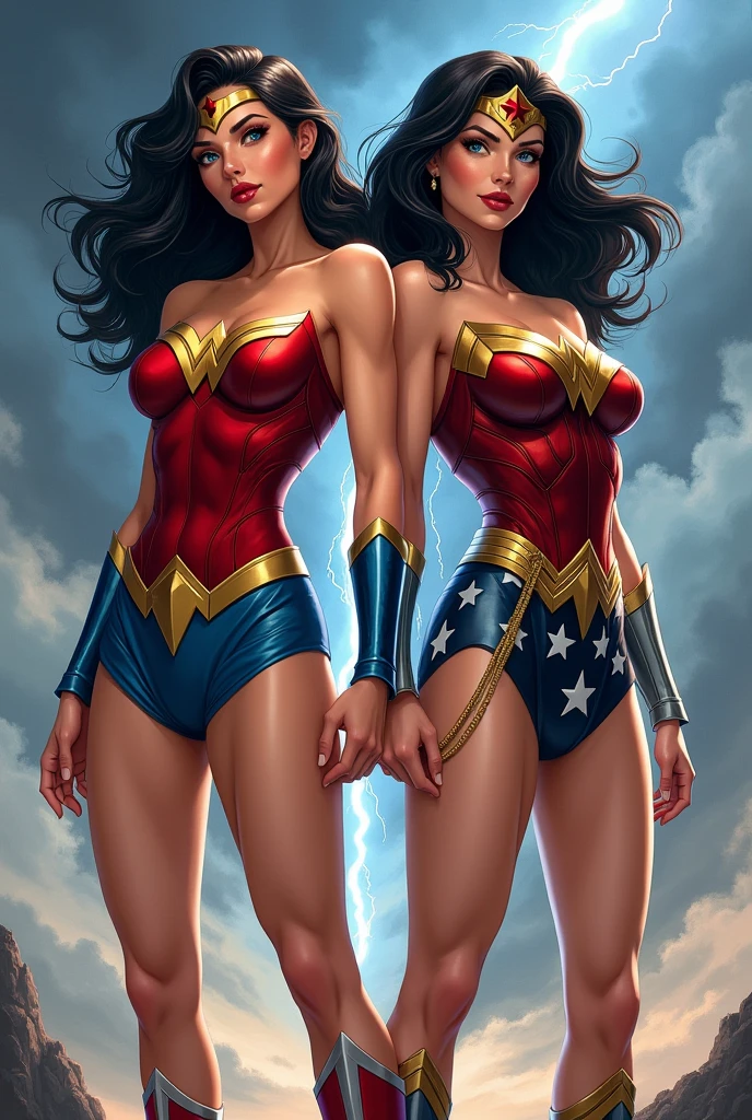 Wondergirl and Wonder Womam