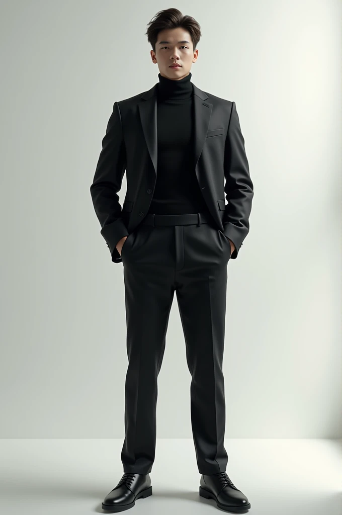 Faceless character men age 25