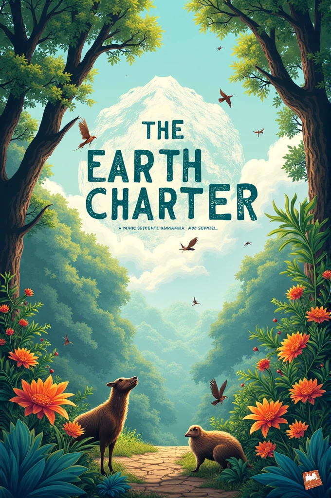 Create a poster to promote the Earth Charter and make everyone want to read it, Do not paste the text into the image but place text elements in the image and be inspired by it.: I. Respect and care for the community of life The passage emphasizes the need to respect the Earth and all the diversity of life it harbors, recognizing that all living things are interconnected and have intrinsic value, regardless of its usefulness to humans. Affirms the importance of recognizing the inherent dignity of all human beings, valuing your intellectual potential, artistic, ethical and spiritual. Furthermore, highlights the importance of caring for the community of life with understanding, compassion and love, recognizing that the use and management of natural resources must be accompanied by a commitment to avoid harm to the environment and protect the rights of people. The passage also highlights the responsibility of using freedom, the knowledge and power acquired in order to promote the common good. In addition, advocates the construction of democratic societies that are fair, participatory, sustainable and peaceful, ensuring that everyone has their human rights and fundamental freedoms guaranteed, as well as the importance of preserving the Earth's gifts and beauty for future generations, recognizing that the actions of each generation must take into account the needs of the next, transmitting values, traditions and institutions that ensure the long-term prosperity of human and ecological communities.
II. Ecological integrity This excerpt highlights the importance of protecting and restoring the integrity of Earth's ecological systems., focusing on the conservation of biodiversity and the natural processes that sustain life. The adoption of sustainable development plans that integrate environmental conservation into all development initiatives is advocated.. This includes the creation and protection of nature reserves and marine areas to preserve the