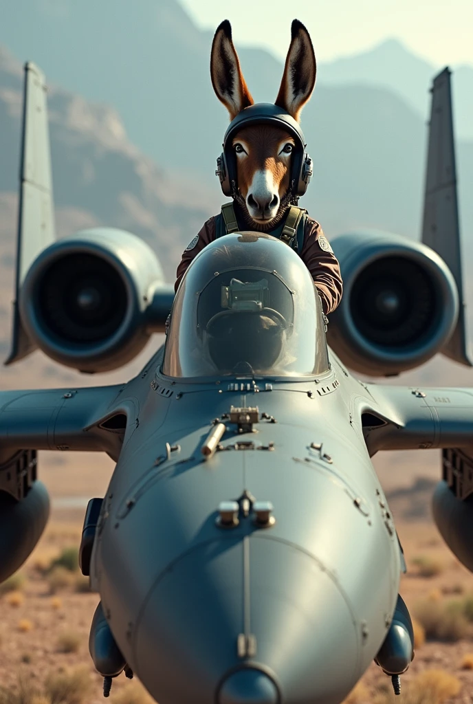 Donkey as pilot of A-10