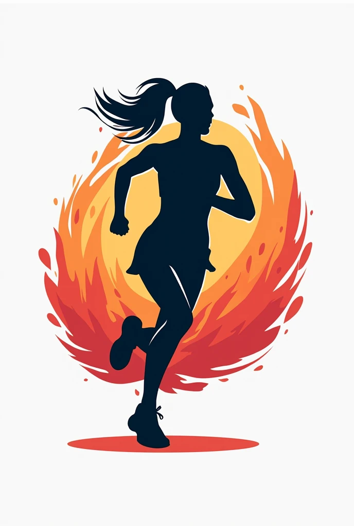 create a logo for a female running group called “girls who run”