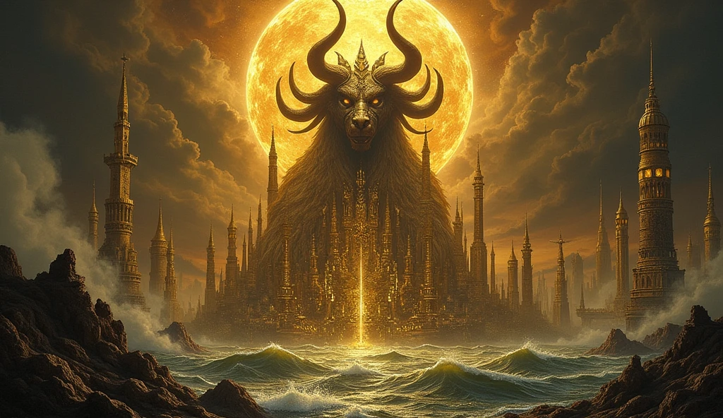 This shining city built of gold, a far cry from innocence
There's more than meets the eye 'round here, look to the waters of the deep
A city of evil
There sat a seven-headed beast, ten horns raised from his head
Symbolic woman sits on his throne, but hatred strips her and leaves her naked
The beast and the harlot (oh)
She's a dwelling place for demons
She's a cage for every unclean spirit, every filthy bird
And makes us drink the poisoned wine to fornicating with our kings
Fallen now is Babylon the Great
The city dressed in jewels and gold, fine linen, myrrh, and pearls
Her plagues will come all at once as her mourners watch her burn
Destroyed in an hour
Merchants and captains of the world, sailors, navigators too
Will weep and mourn this loss with her sins piled to the sky
The beast and the harlot (oh)
She's a dwelling place for demons
She's a cage for every unclean spirit, every filthy bird
And makes us drink the poisoned wine to fornicating with our kings
Fallen now is Babylon the Great
The day has come for all us sinners
If you're not a servant, you'll be struck to the ground
Flee the burning, greedy city
Looking back on her to see there's nothing around
I don't believe in fairy tales and no one wants to go to hell
You've made the wrong decision, and it's easy to see
Now if you wanna serve above or be a king below with us
You're welcome to the city where your future is set forever
She's a dwelling place for demons
She's a cage for every unclean spirit, every filthy bird
And makes us drink the poisoned wine to fornicating with our kings
Fallen now is Babylon the Great
She's a dwelling place for demons
She's a cage for every unclean spirit, every filthy bird
And makes us drink the poisoned wine to fornicating with our kings
Fallen now is Babylon the Great