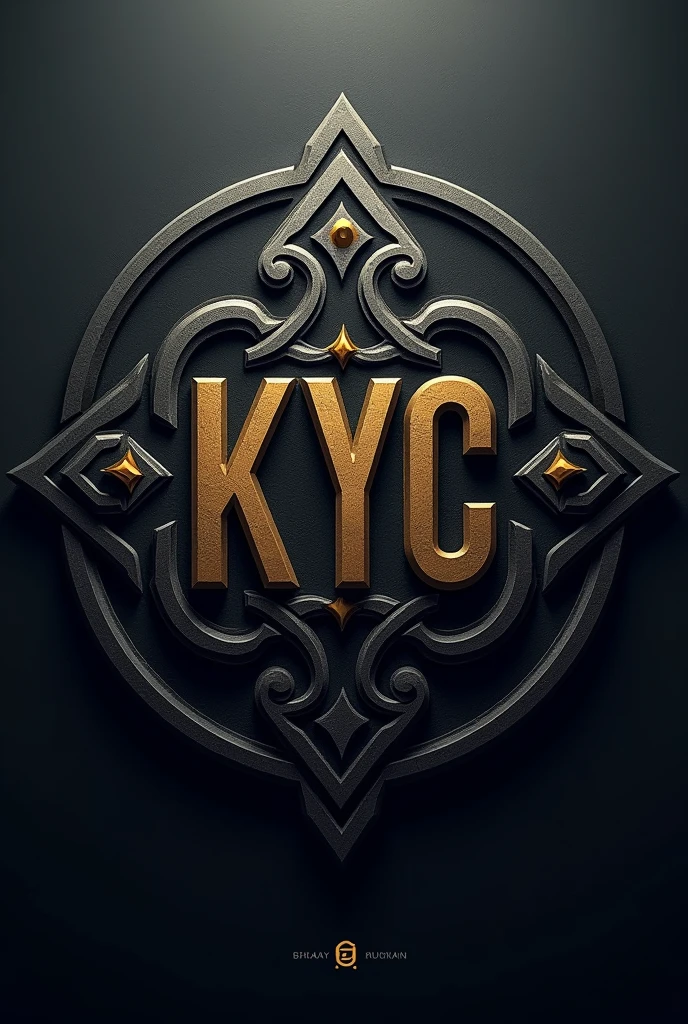 RUSSIAN SYMBOL WITH KYC LETTERS