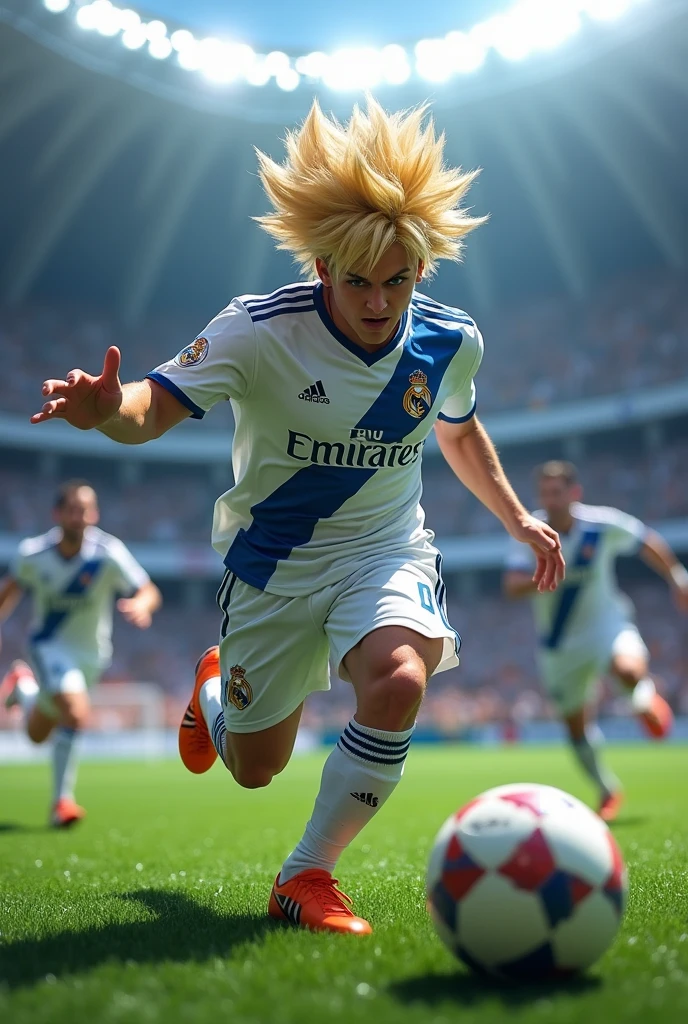 Goku playing for real madrid