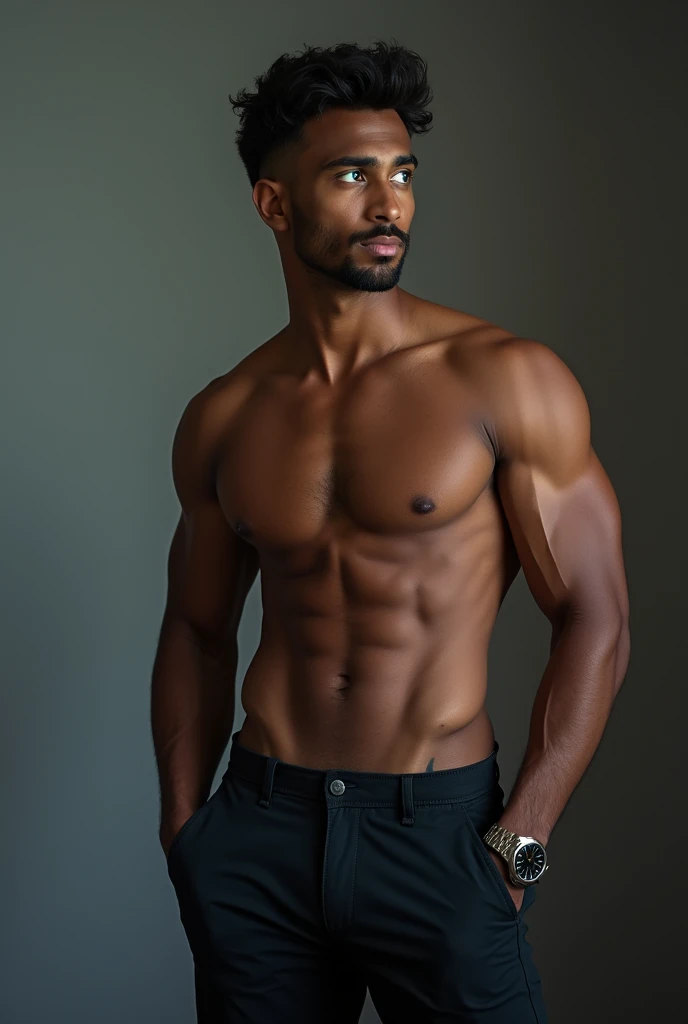 homme carribbean yeux bleu (metisse), 20 ans, beau et élégant,Imberbe, Porter une chemise transparente, sexey , masculin et beau,musclé,Les muscles ont l'air bien,corps poilus, avec une peau claire,, photo du corps entier,(ultra-détaillé, Photoréaliste, Meilleure qualité, 4k, 8k, haute résolution, chef-d'œuvre:1.3), charmant , (corps musclé), portant une chemise brillante sur mesure, avec le bouton du haut défait avec désinvolture, pantalon anthracite parfaitement ajusté, Transpirer, déboutonner les boutons de la chemise, visage obscène , yeux bleu, la poitrine serrée, sexe, érotique, corné, Les accessoires incluent une montre-bracelet de luxe , dans des endroits bondés,regarder le spectateur,veines musculaires, sexey posing,allongé sur le sol,vue de dessus,Une chemise mouillée révèle des muscles,pas de sous-vêtements,sourire obscène