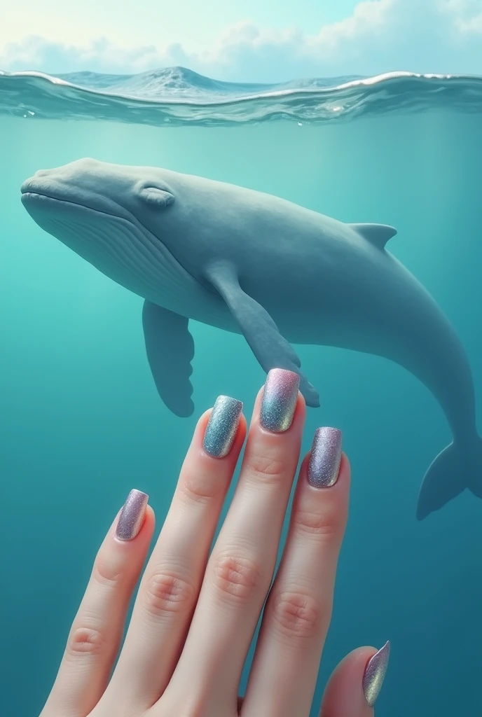 💅 painted nails 🐳