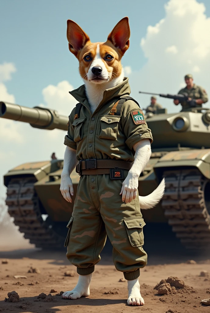 Jack Russell in Tank T-90A