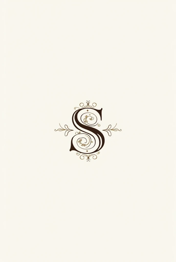 I would like a sophisticated wedding monogram, beautiful as a logo with the initials G and S