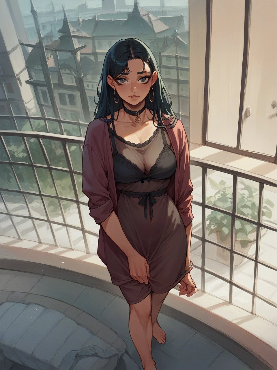 Big boobs nightwear