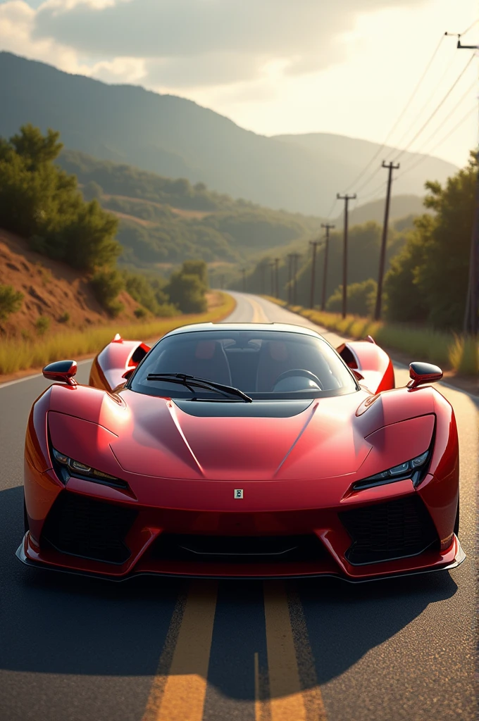 Red car