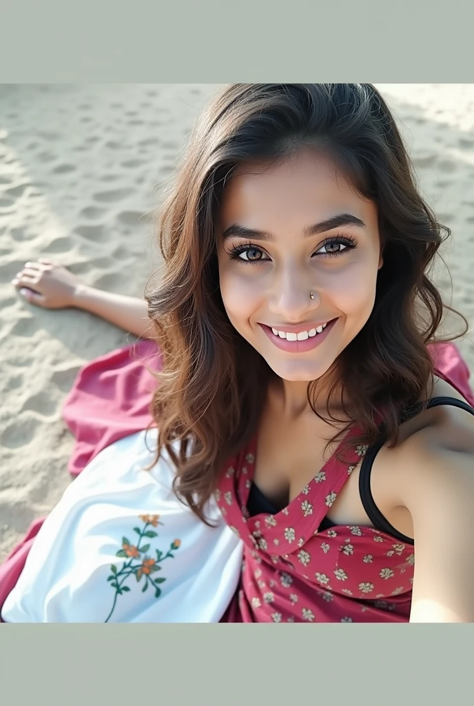 20 years old cute indian girl , long hair , black bra , sexy and hot , big boobs , deep cleavage