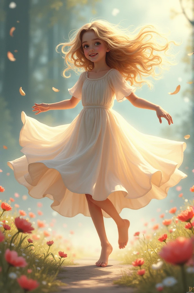 A girl turning  with the name Mariangel 