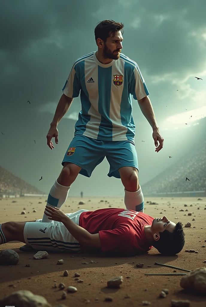 Messi destroyed Ronaldo 
