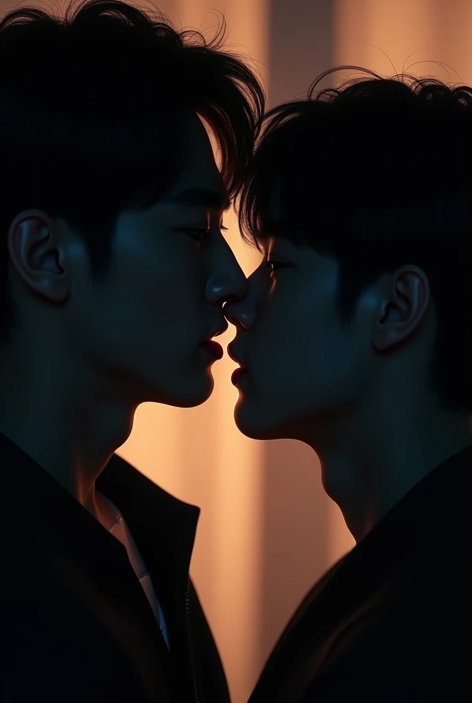 eux tu faire deux hommes en train de se regarder mantiquement de vue de dos dans le noir ou on voit Iste les silouhettes. Je veux qu'on voit que leurs ombre
Je veut qu'on voit que leurs silhouette. Je veux pas u'on voit leurs visage. Une image ou que les visage ont vu pas le corp. Plus rapprocher leurs visgae. Deux ommes apparence coreen. Je veux que l'image assemble à la couverture de l'album de taeyeon to x. n homme avec des lèvres plus pulpeuses et un visage rond. Un homme avec des grosses lèvres apparences innocente avec un autre homme dominant mais romantique. Homme innocent et un autre homme dominant