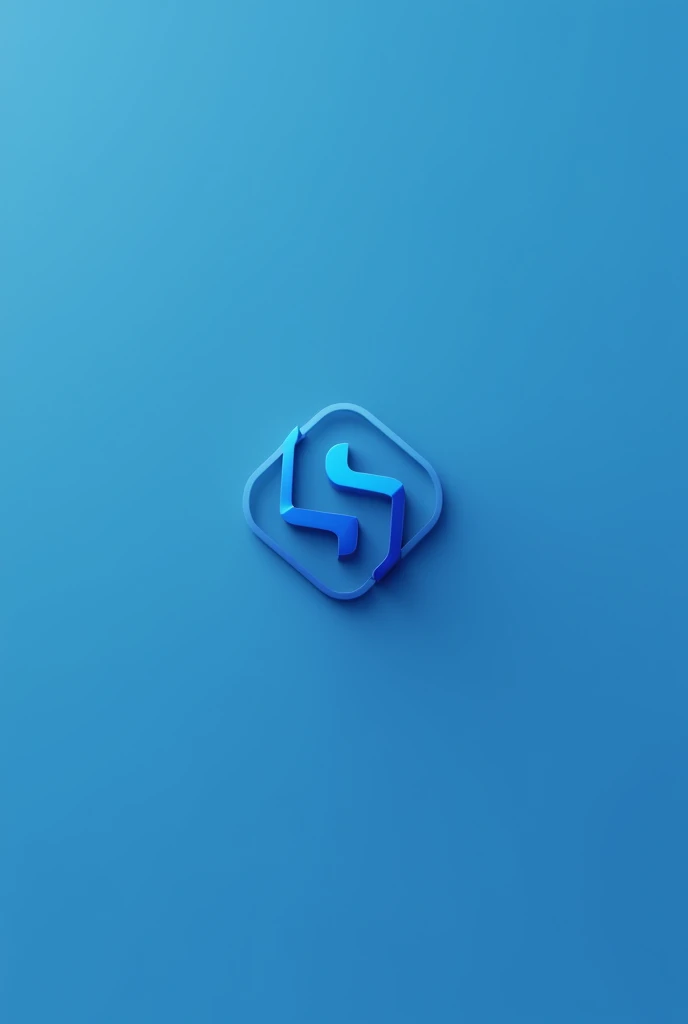 Create a logo for a tiktok account about digital nomad, blue style, minimalist