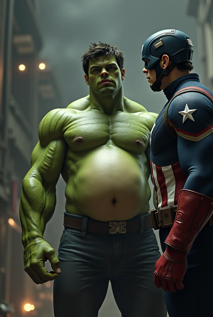 Hulk pregnant in Captain America