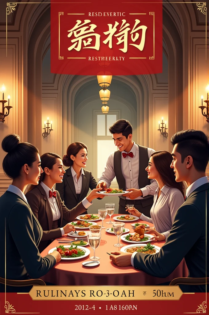 Restaurant advtisment poster