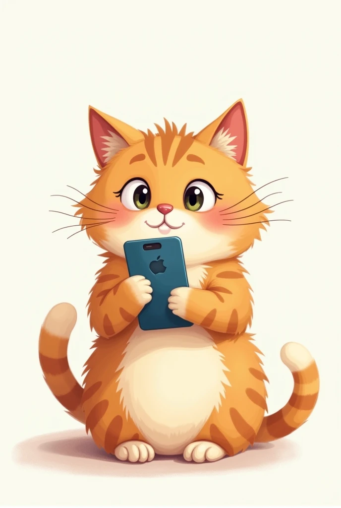 Cat using whatsapp