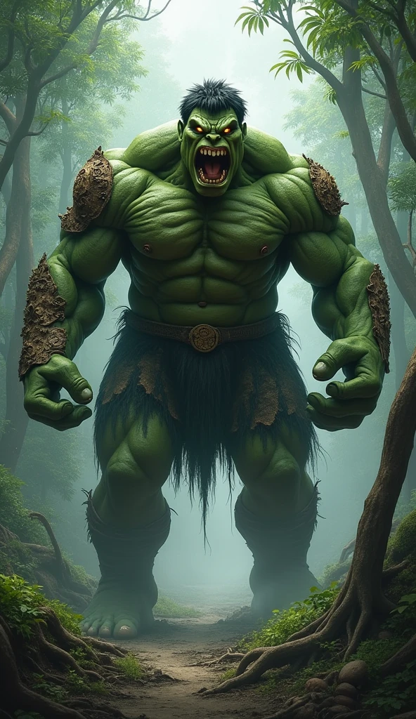 Hulk as Buto Ijo from indonesian folk tale