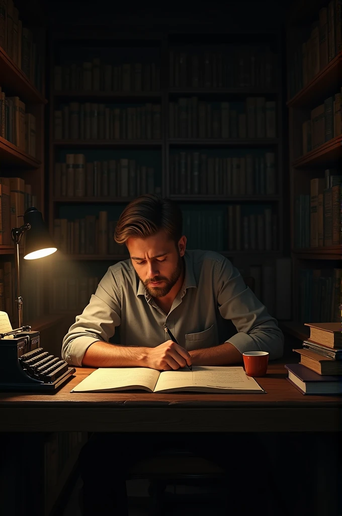 Person documenting his/her story through writing