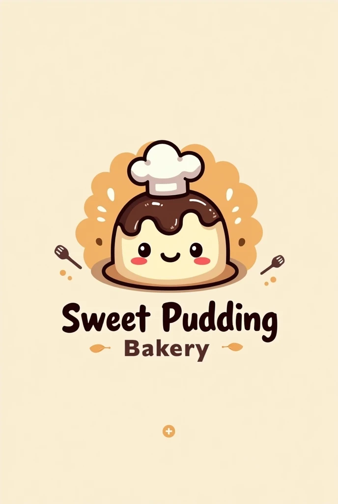 Create a logo for a bakery that sells pudding, with the name of "Sweet Pudding"