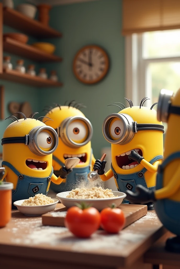 Minions cooking