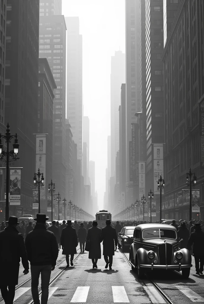 Vintage black-and-white footage of a bustling city, people walking with no mobile phones in sight]
Narrator (nostalgic tone): "In a world where staying connected meant being tied down by wires, everything changed with a single invention..."about images 