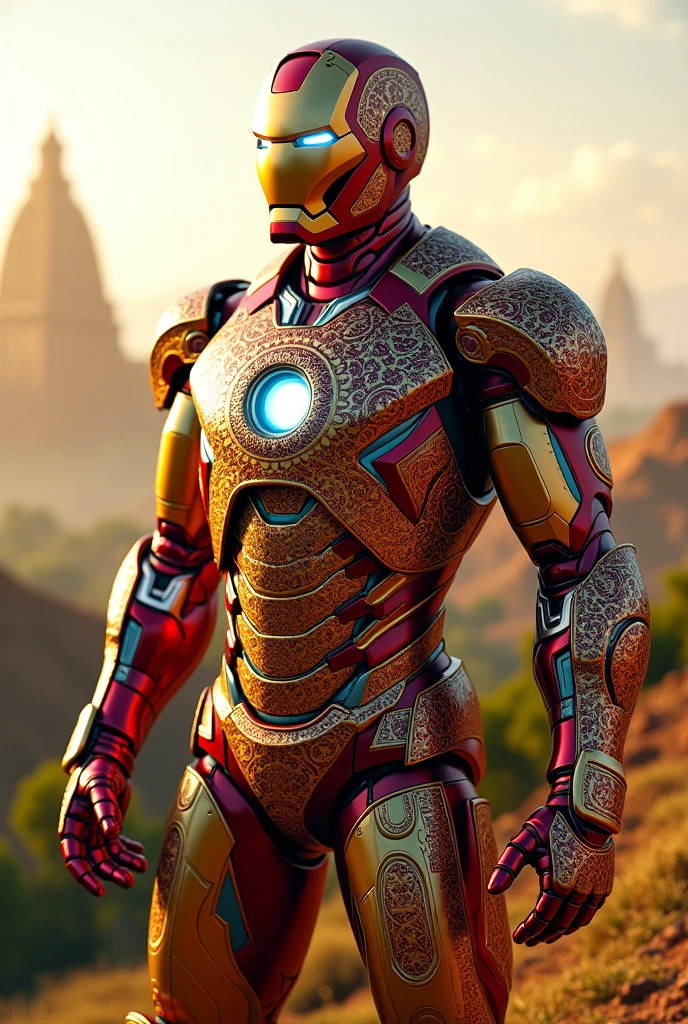 Iron man suit as Indian country design