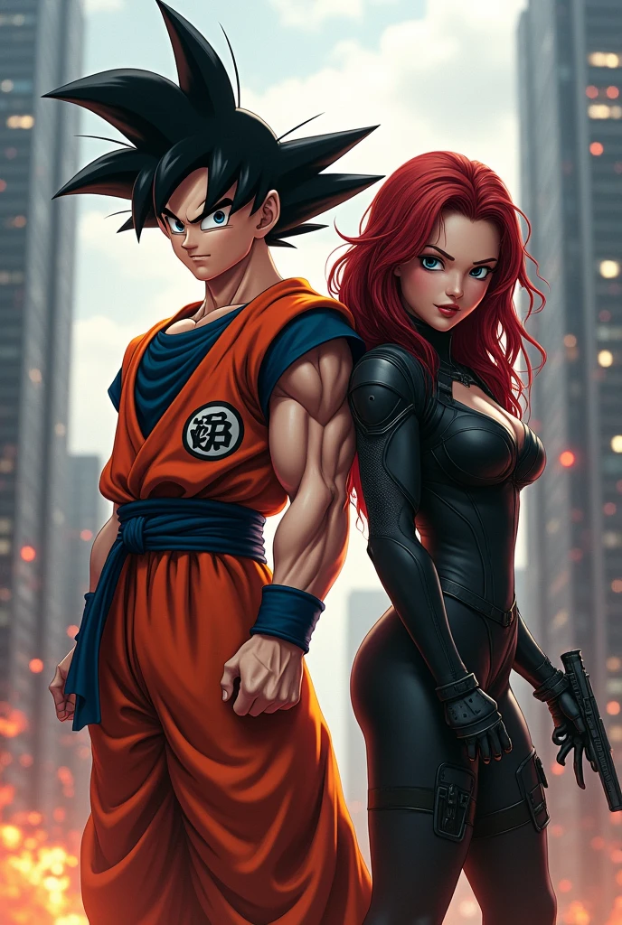 Goku and black widow