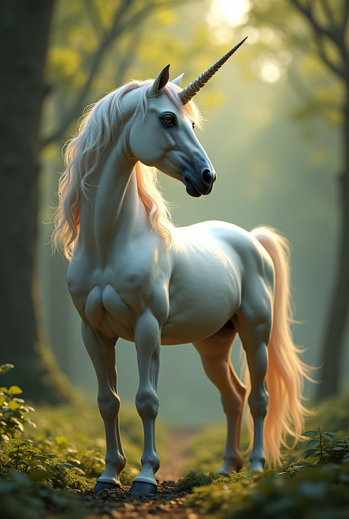 (photorealism:1.2), unicorn centaur