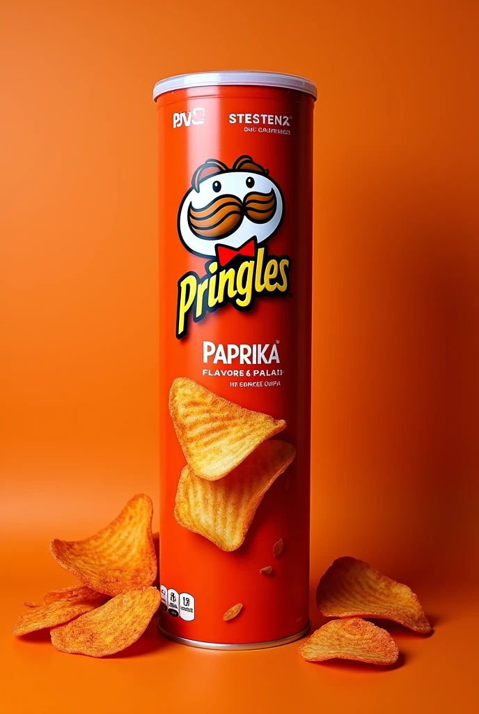 Make a package of paprika flavored Pringles snacks