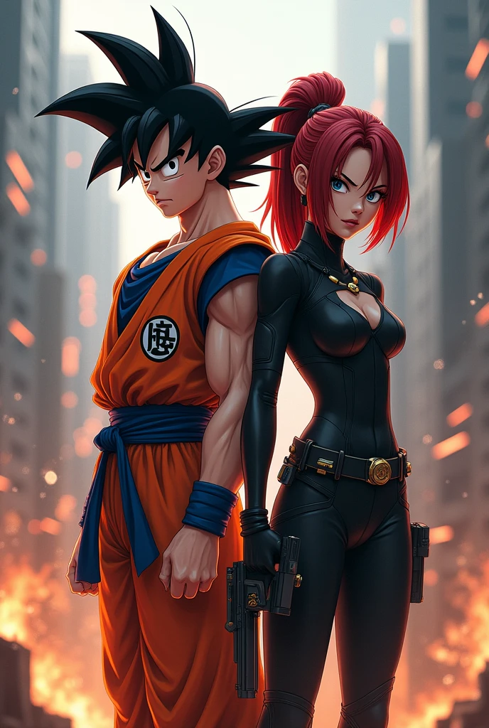 Goku and black widow
