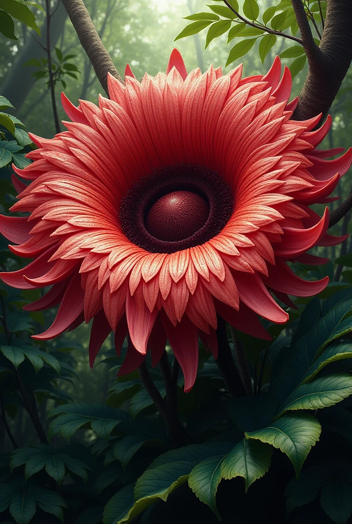 crea la planta Rafflesia arnoldii