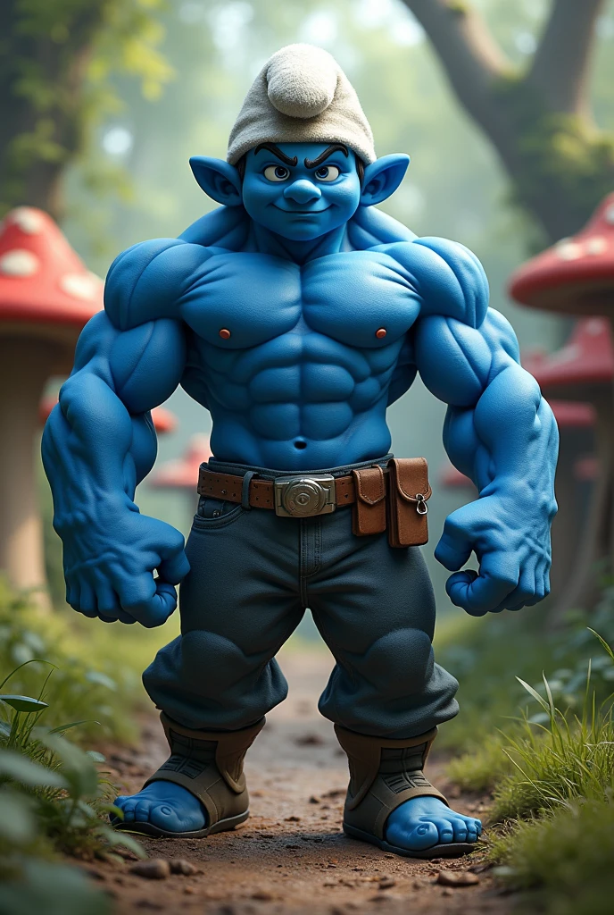 A masculer smurf