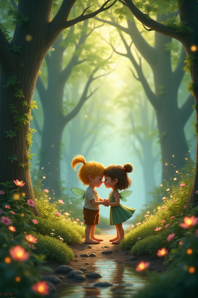 Friendship Forest, a magical place
Where hearts connect, and love takes space
Together forever, hand in hand
In Friendship Forest, a bond so grand