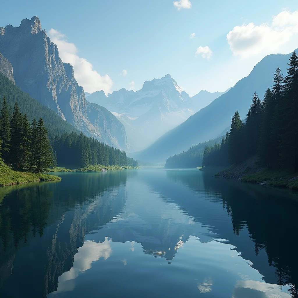 (masterpiece:1.2,Exceptional Quality,mirror-like,Cinematic Experience),8k,wallpaper, Mountain with trees