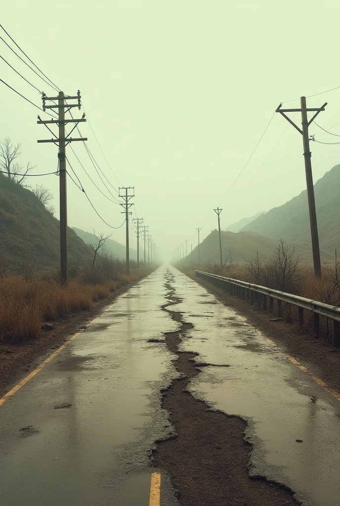 Deserted road