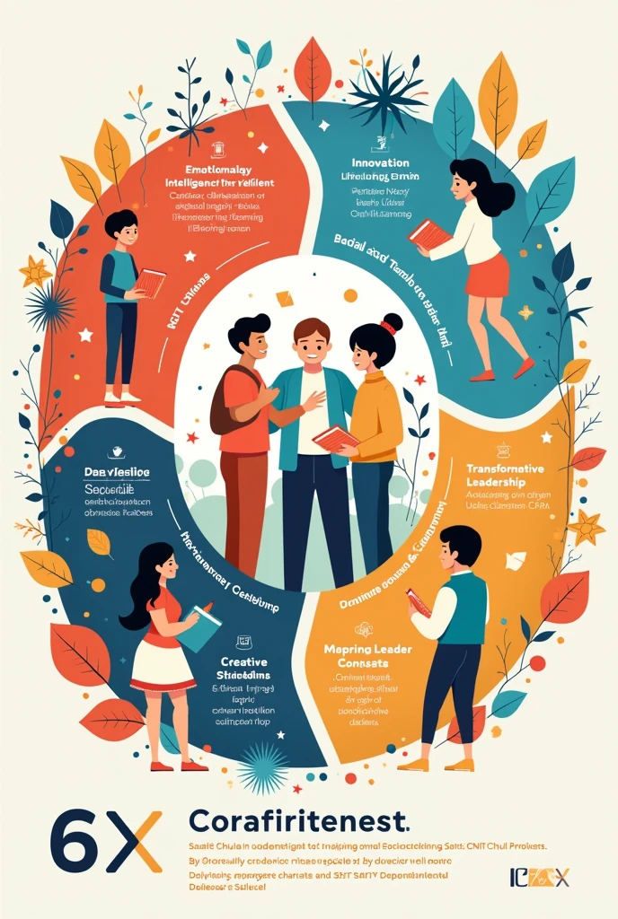 Creating a Graphic for Satit Chula's 6 Competencies
Understanding the Competencies
Before designing the graphic, let's ensure we fully grasp the meaning of each competency:
Competency in living a stable and enriched life: This suggests a focus on personal well-being, emotional intelligence, and the ability to navigate life's challenges.
Competency in enthusiastic life-long learning: This emphasizes a passion for continuous education, curiosity, and adaptability.
Competency in creative innovation for society: This highlights the ability to think outside the box, problem-solve, and contribute positively to the community.
Competency in emerging as a global citizen: This focuses on understanding different cultures, perspectives, and the interconnectedness of the world.
Competency in leading positive transformation: This emphasizes leadership skills, initiative, and the ability to inspire change.
Competency in creative communication: This highlights effective communication, critical thinking, and the ability to express ideas clearly.