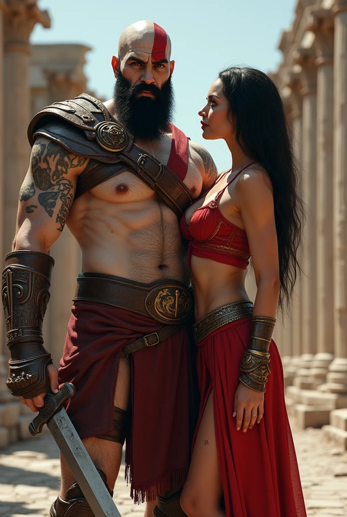 kratos and Mia Khalifa