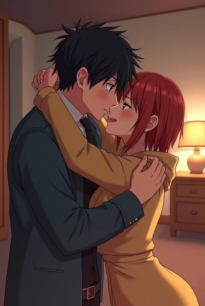 Natsuki from ddlc kissing Bolt a 1 boy Monika arrives and sees them angry