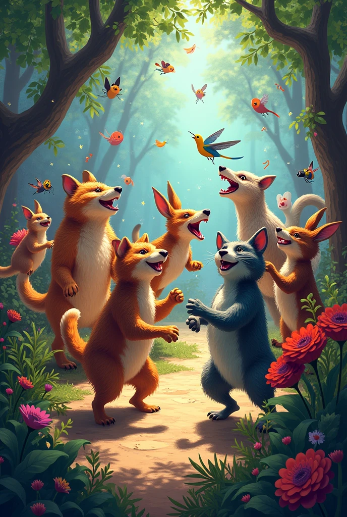 Where all the animals groove,