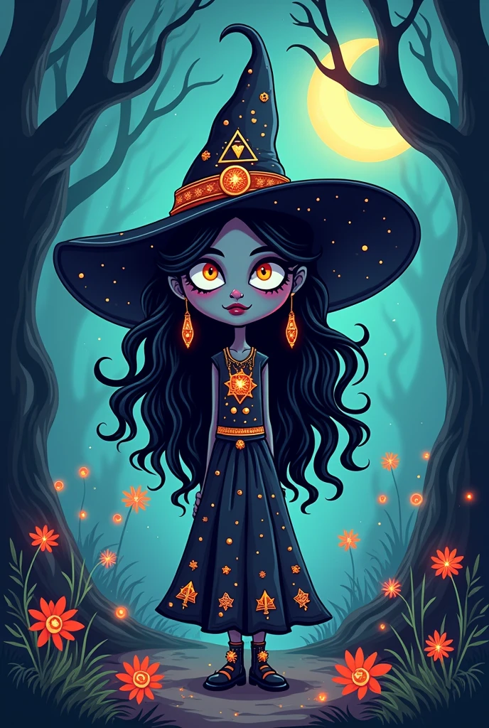 Black Witch Cartoon