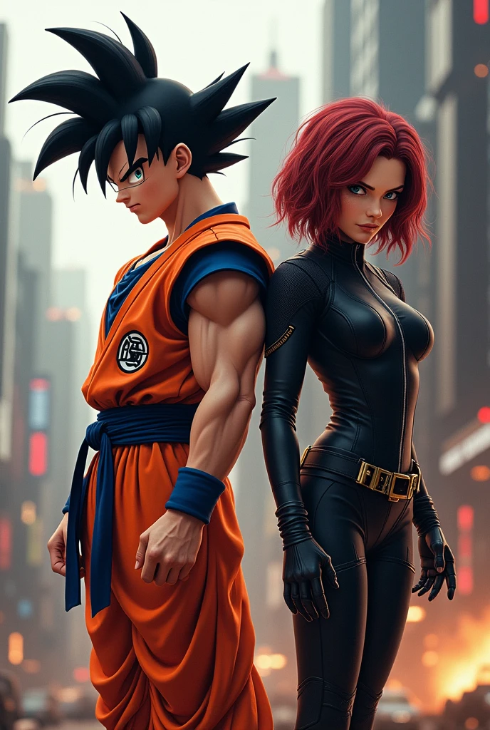 Goku and black widow