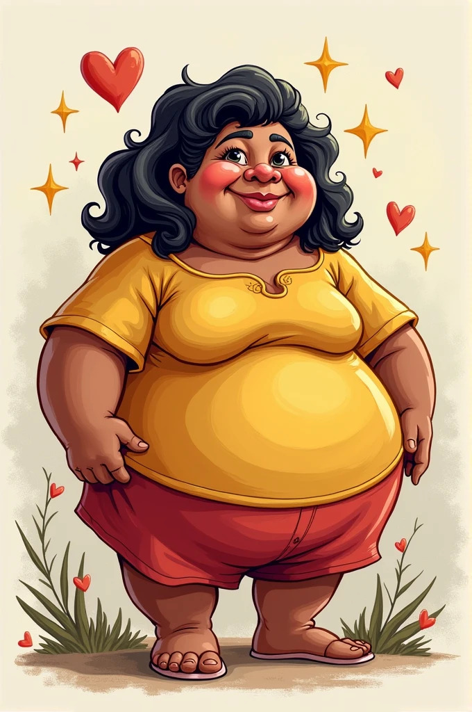 Maria Padilha Chubby Cartoon