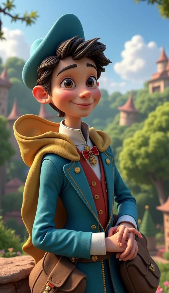 a beautiful 3d animated, disney inspiration, photorealistic, 8k, best quality