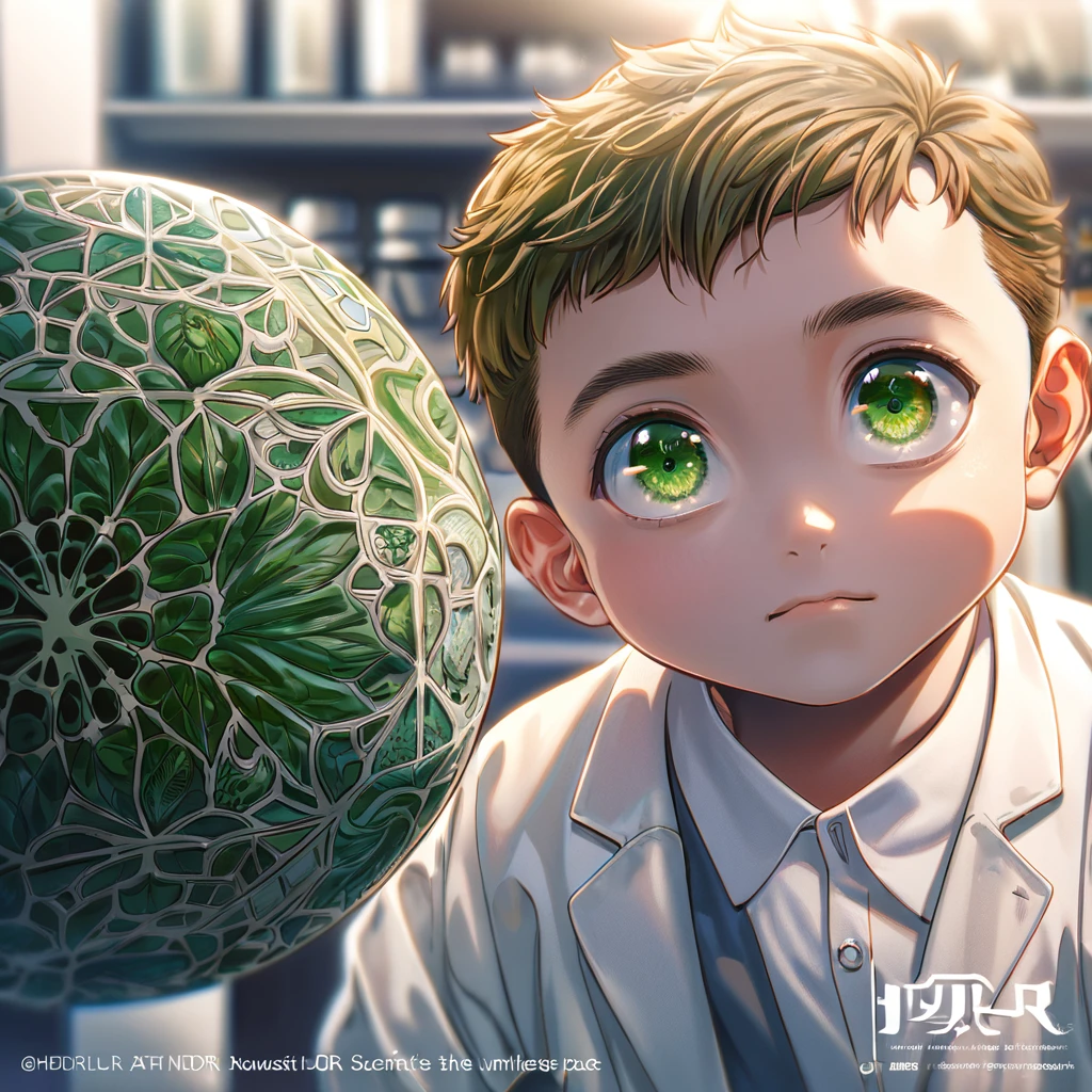 (absurdres, highres, ultra detailed, HDR) master piece, best quality, extremely detailed face, delicated features, scientist, 1boy, male, man, scientist's white coat, green eyes, tall