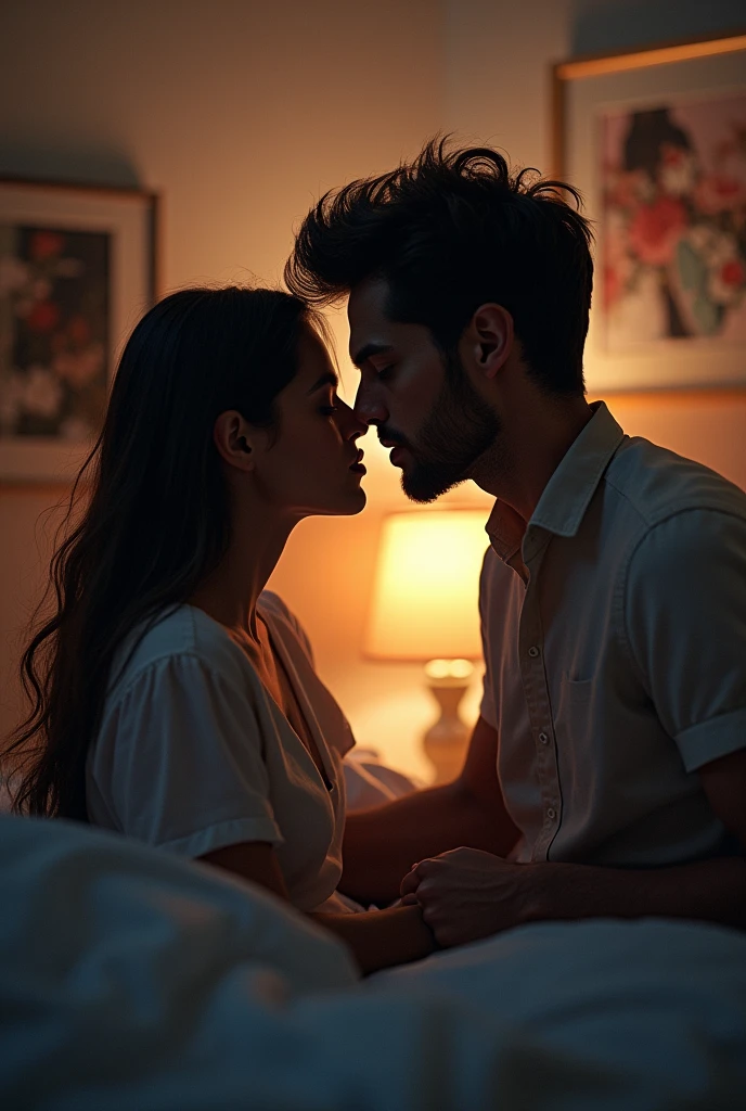 Long distance talking in phone call with lover